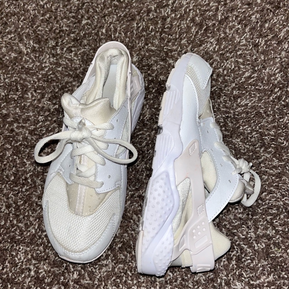 Nike Cream and White Sneakers
